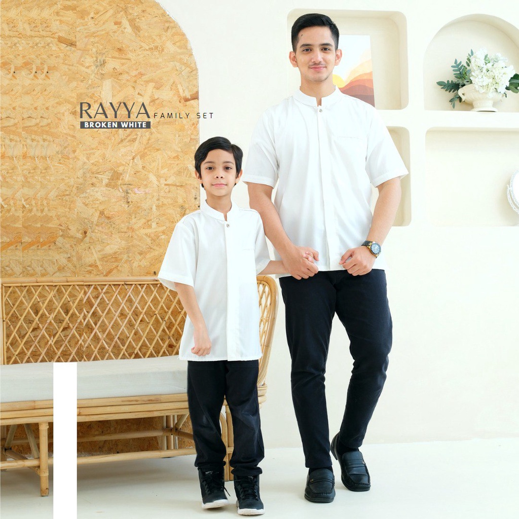 Rayya Kemko Lengan Pendek Premium Bahan Toyobo ori by Riskirich