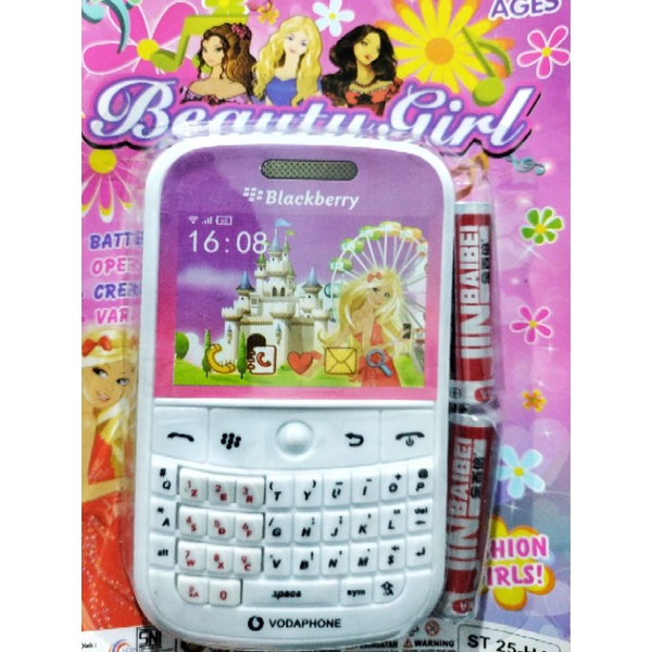 Mainan HP blackberry Anak anak Mainan Hp Anak Perempuan Mainan HP barbie