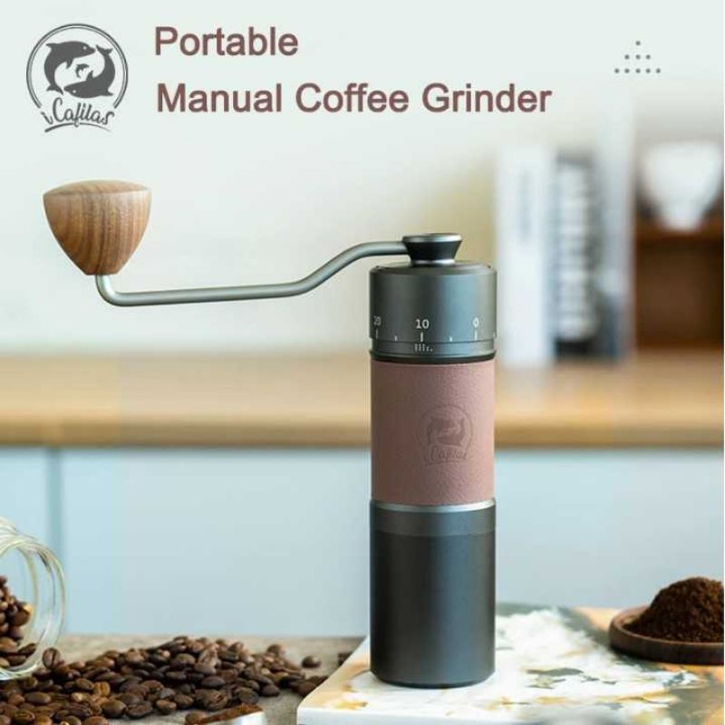 iCafilas Alat Penggiling Kopi Manual Exterior Grinder Coffee - GM2214