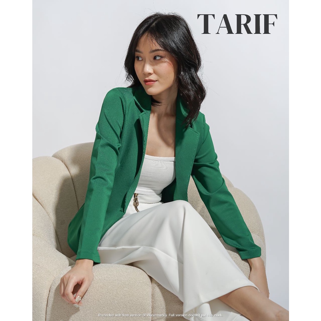 Nagita Blazer Kancing By TARIF - Atasan Wanita Blazer Kantor - Pakaian Kantor