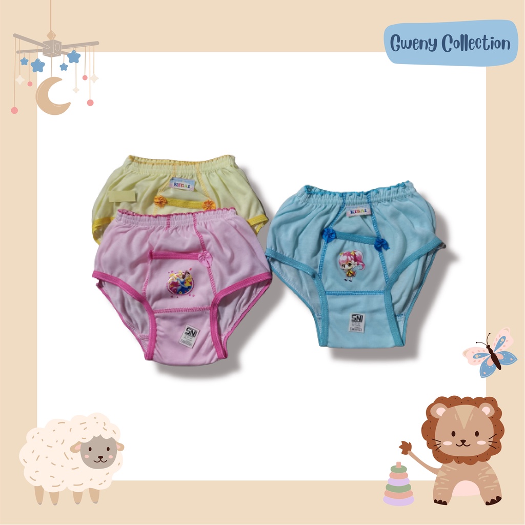 CELANA DALAM COTTON ANAK PEREMPUAN CD KANTONG