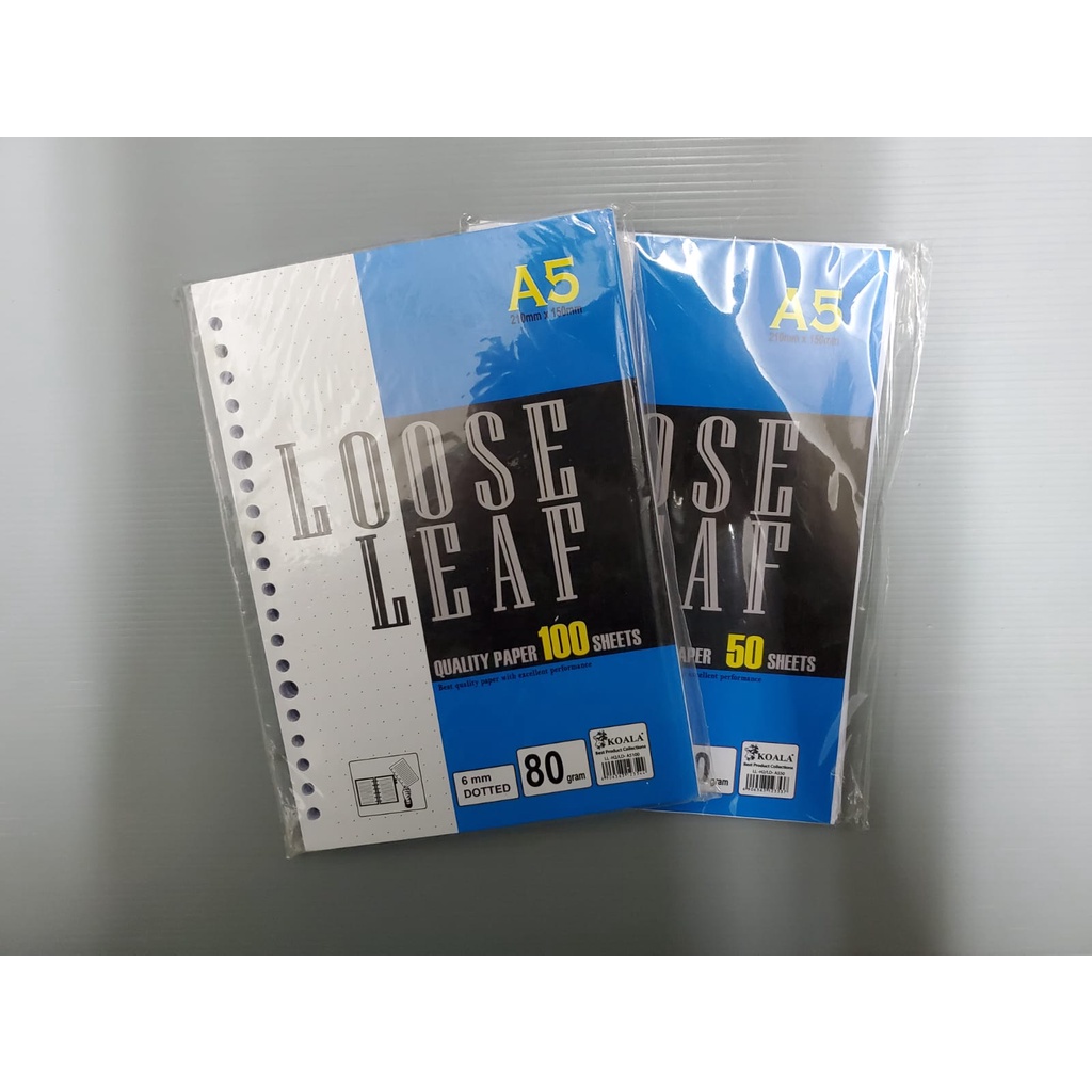 

LOOSE LEAF A5 DOT / TITIK - TITIK 50 DAN 100 LEMBAR