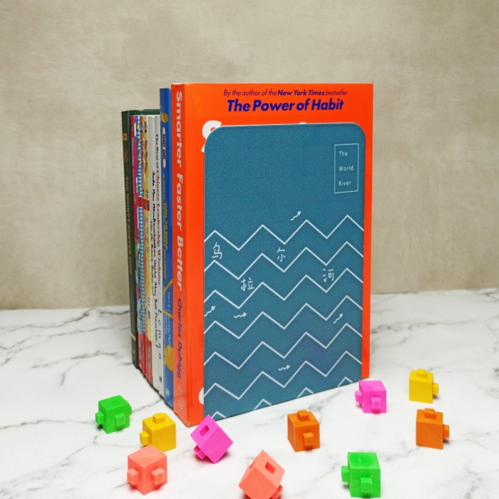 

Terlaris Book End Zigzag Sandaran Penyangga Pembatas Buku Zigzag