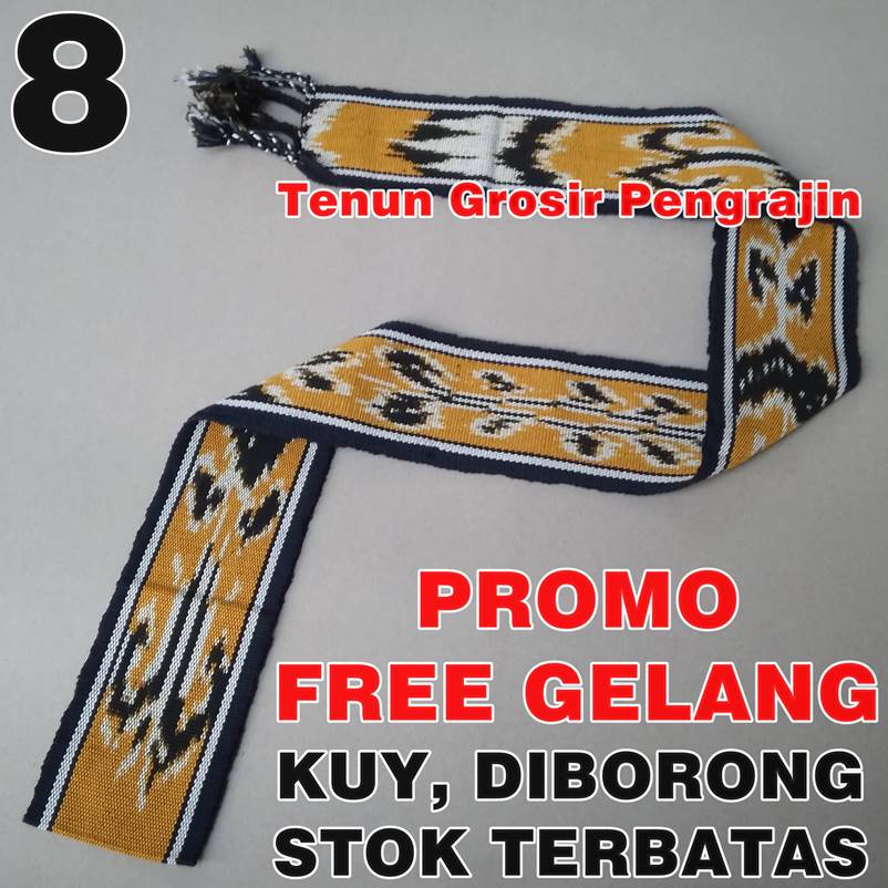 Ikat Kepala Tenun Etnik Motif Dayak Kalimantan Toraja Bali Lombok Kain PROMO TERMURAH