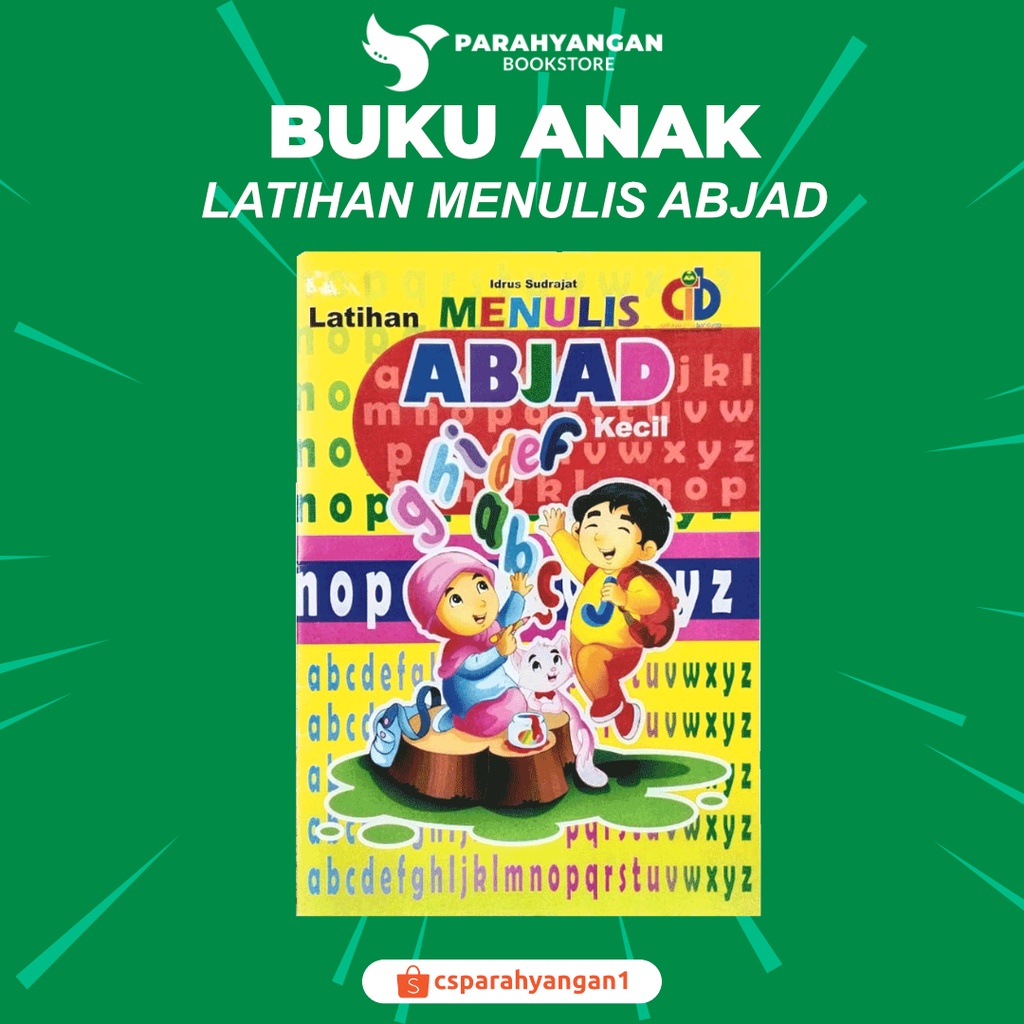 Buku Anak Untuk Latihan Menulis Huruf Abjad