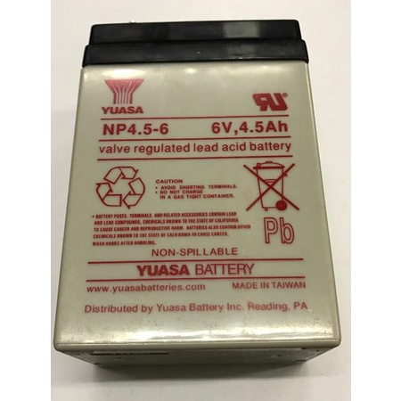 Best Seller Baterai Aki Kering Yuasa Np4.5-6 ( 6V 4,5Ah ) Aki Kering Yuasa 6V 4,5A