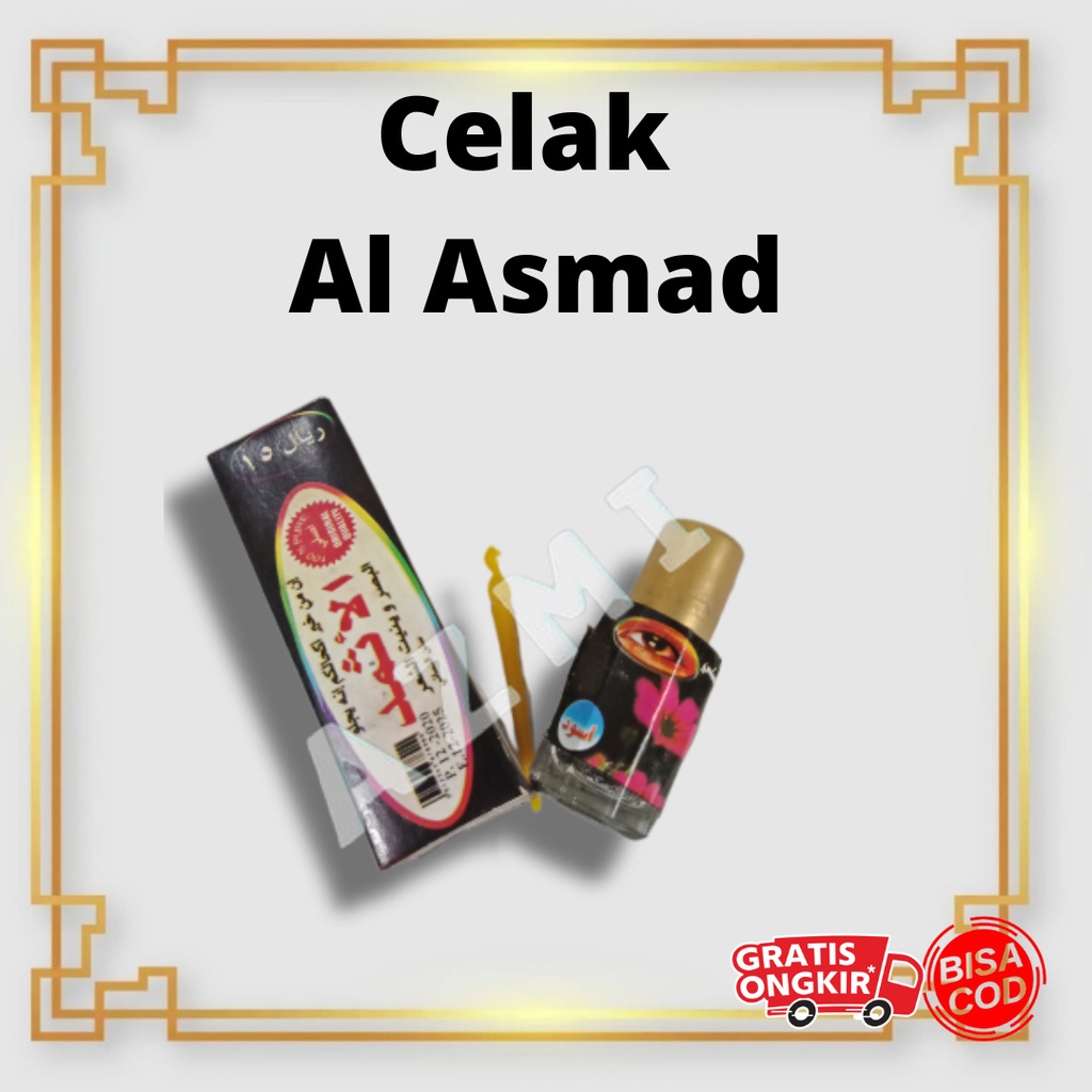 Celak Itsmid Al Asmad Plus Zam-zam dan Rose Water Ori Saudi Termurah