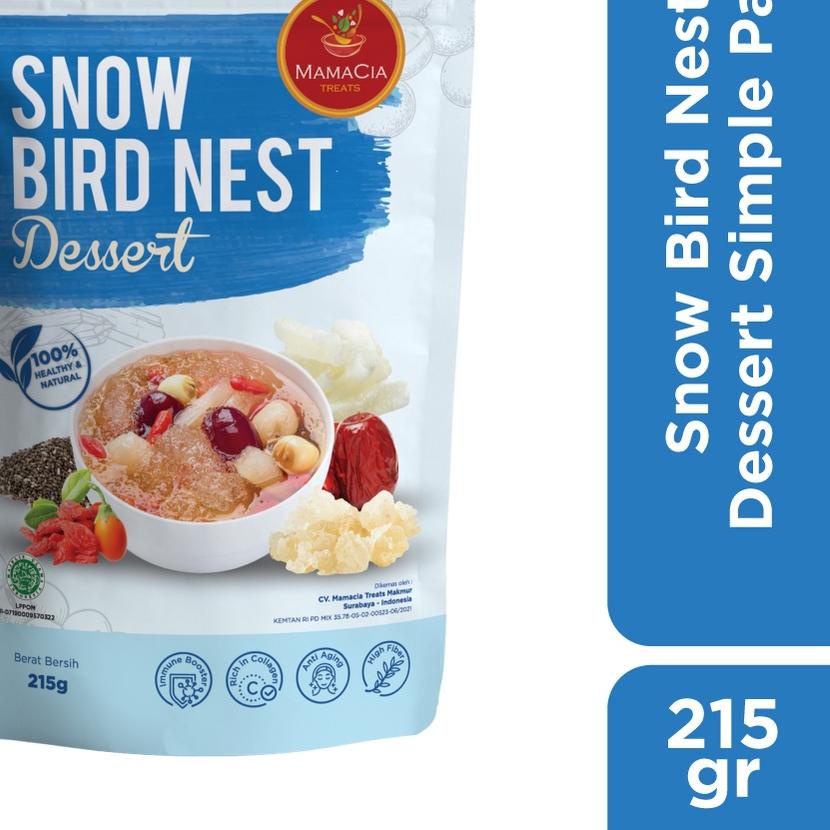 

❁ Mamacia Treats Paket Snow Bird Nest Dessert Simple Pack (Teman Setia Peach Gum) ◌