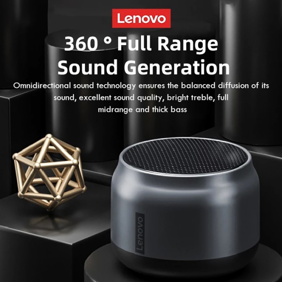 LENOVO THINKPLUS K3 BLUETOOTH PORTABLE SPEAKER STEREO WIRELESS