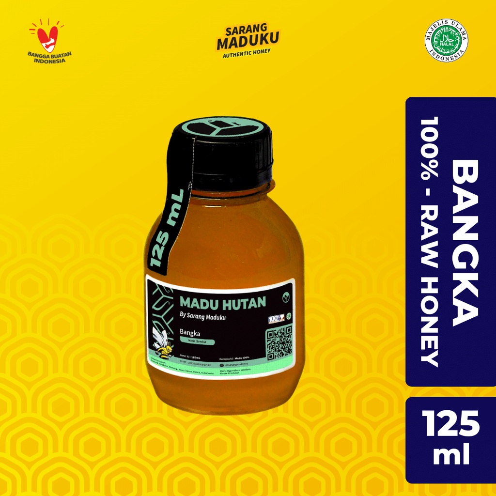 

Madu Murni Asli Hutan Bangka Raw Honey 125 ML