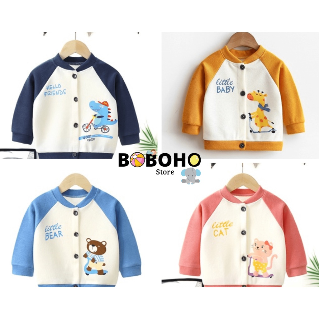 BOBOHO - JAKET SWEATER RAJUT ANAK IMPORT / CARDIGAN RAJUT / JAKET CARDIGAN RAJUT ANAK IMPOR PREMIUM