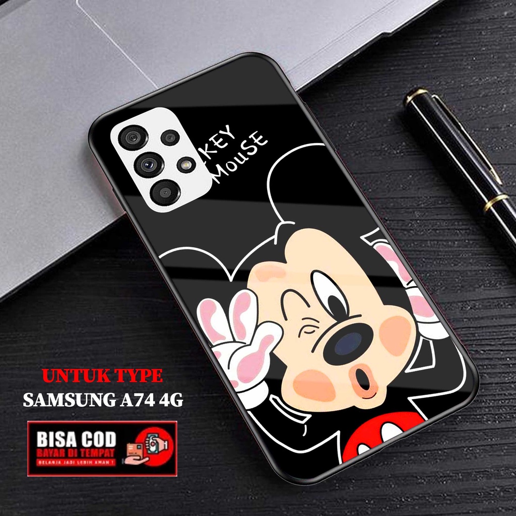 Case Samsung A74 4G - AGM CASE - Fashion Case hp Samsung A74 4G - Casing hp Samsung A74 4G - Silikon