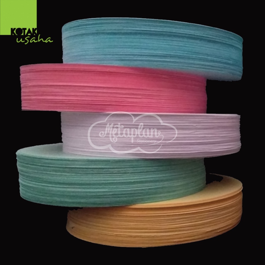 

Kartu Metaplan Bentuk Bulat 12 cm (250 lembar 5 warna)