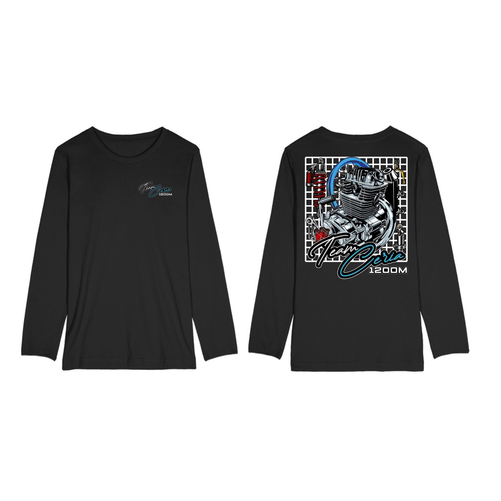 KAOS LENGAN PANJANG HEREX TEAM CERIA 1200M BIG SIZE JUMBO