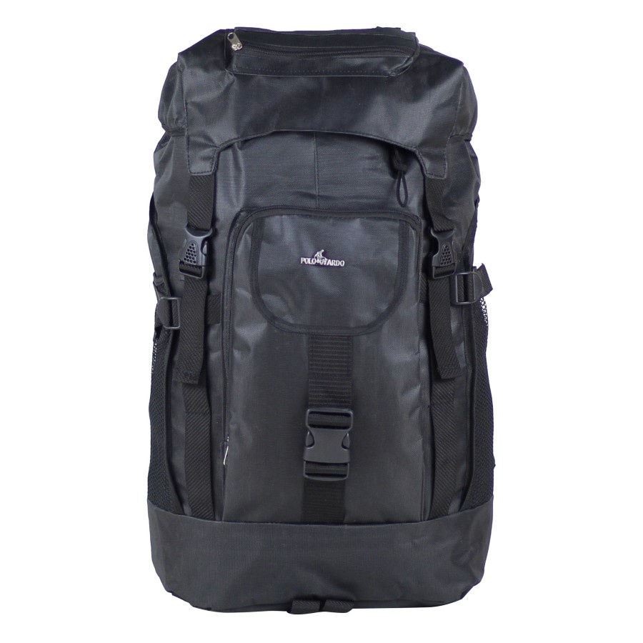 Tas Ransel Jumbo Gunung Besar Polo Ardo Hitam Tas Ransel Gunung Bahan D300 Berkualitas Backpack Carrier Murah