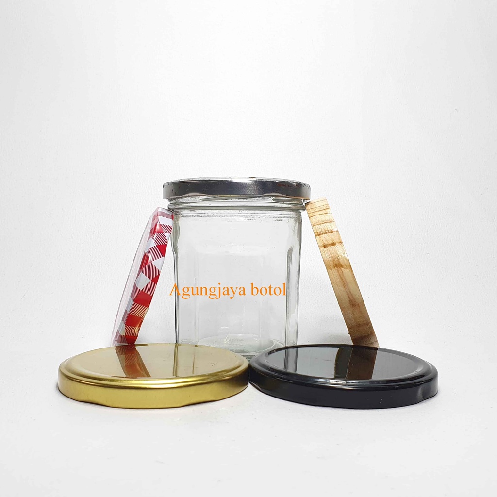 Jar Kaca 250 Ml Angel Clear / Jar Kaca / Toples Kaca / Jar Madu / Jar Selai / Jar 250 Ml