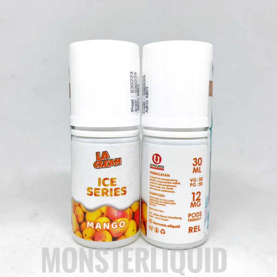 PODS FRIENDLY LA CREAM ICE MANGO BY LEVICA JUICE 12MG 30ML