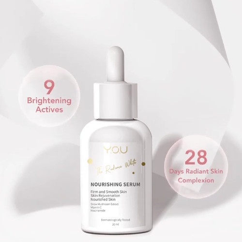 YOU The Radiance White Nourishing Serum 20ml - serum glowing skin untuk kulit kusam