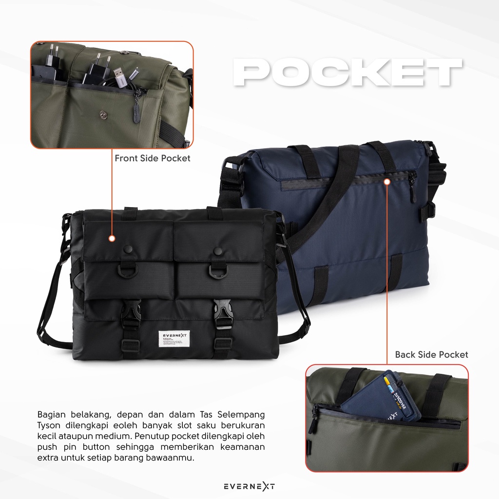 Tas selempang slingbag kaum milenial waterproof muat laptop 14 - 15.6 inch unisex pria terbaru tas sling bag laptop asus acer lenovo anti air tas waist bag pria kualitas eksklusif distro outdoor tas shoulder bag tas selempang bahu pria tas cowok laki laki