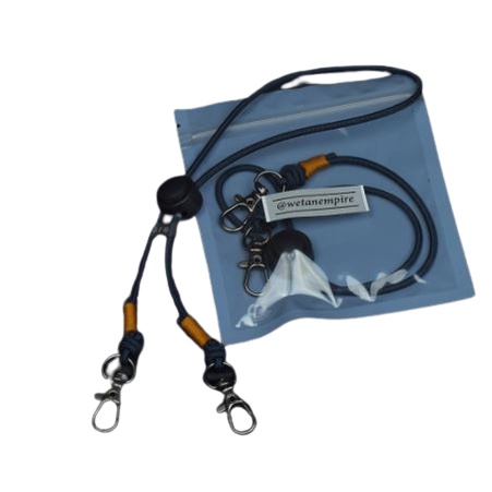 Tali masker / konektor masker / strap mask / connector headloop hijab elastis pengait besi -Nusa