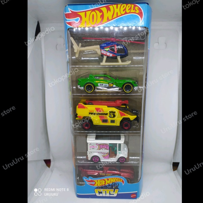 HOT WHEELS GIFT PACK ISI 5 HW CITY TERBARU