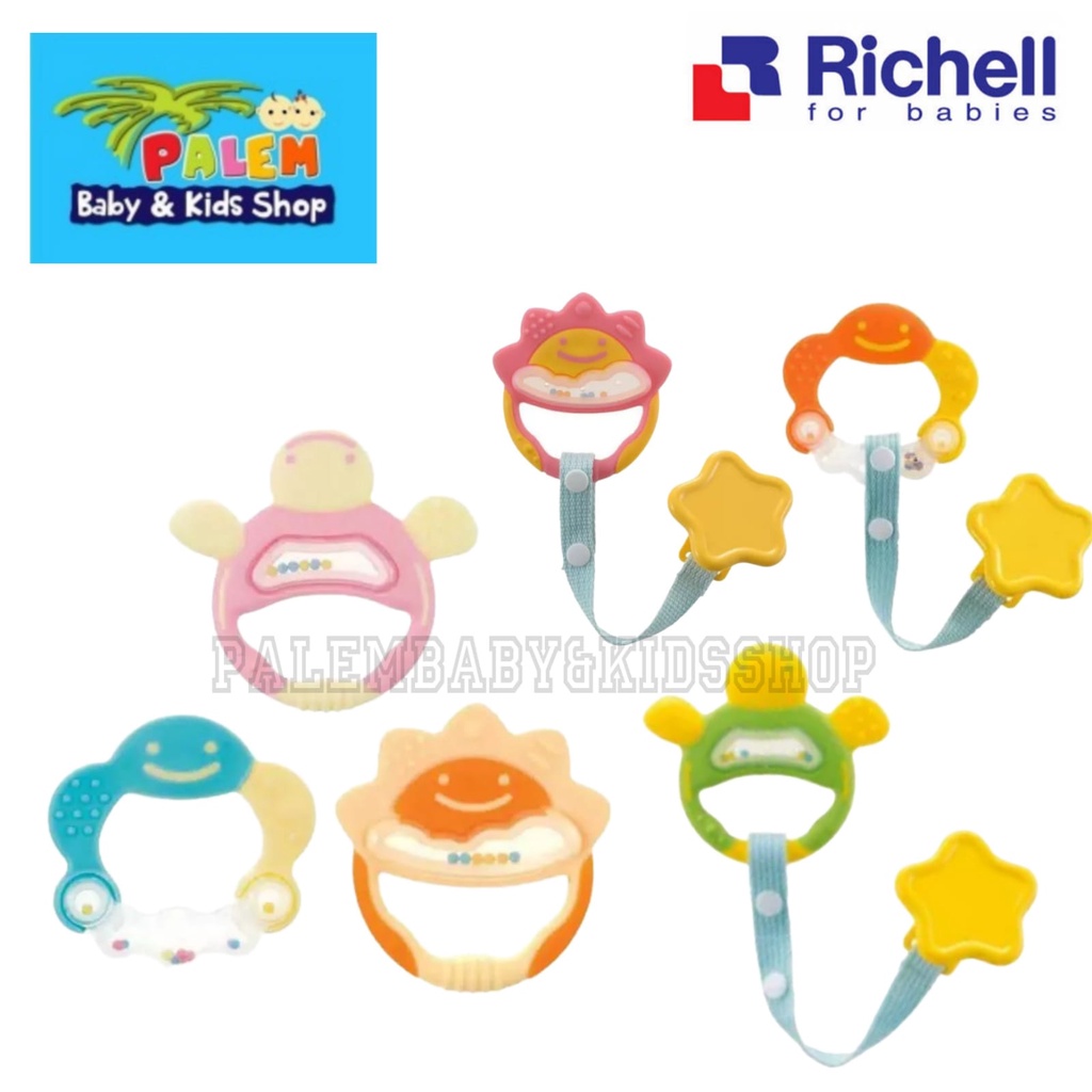 Richell Baby Teether Gigitan Bayi Motif ice cream &amp;  gigitan wholder