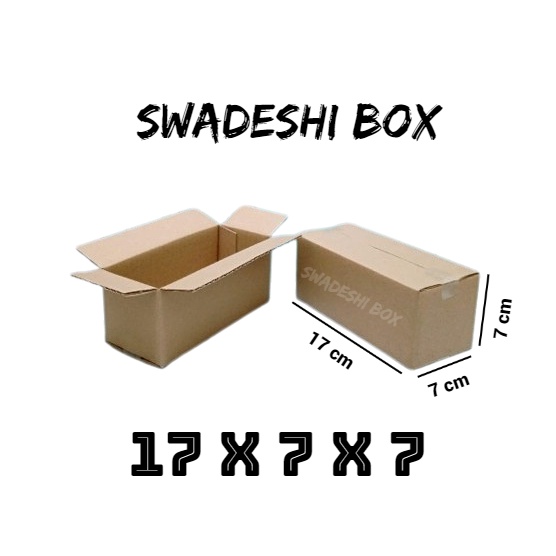 

kardus/karton/box uk. 17x7x7 cm untuk packing singlewall polos