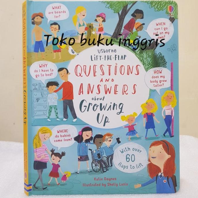 

Usborne Lift The Flap Questions And Answers About Growing Up