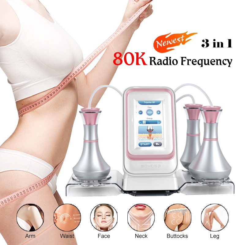 ⭐Garansi⭐ 3 in 1 RF 40K 80K Radio Frequency Slimming Machine Penjual profesional 4 in 1 6 in 1 Ultrasound 40k Cavitation Wajah Badan Burn Fat Pelangsing Tubuh Hilangkan Kerut ly