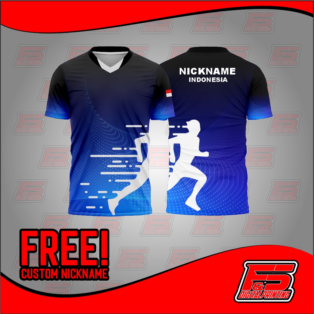 Jual JERSEY RUNNING CUSTOM NAMA LOGO Shopee Indonesia