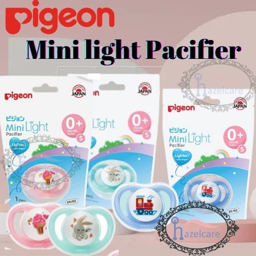 PIGEON Minilight Mini Light Pacifier Size S M L Boy / Girl / Unisex - Empeng Bayi