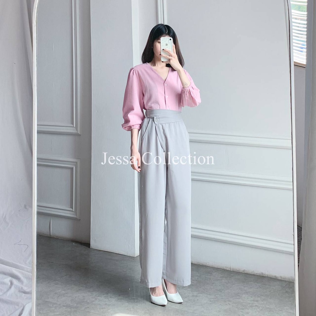 Premium Floya Plain Pants VN