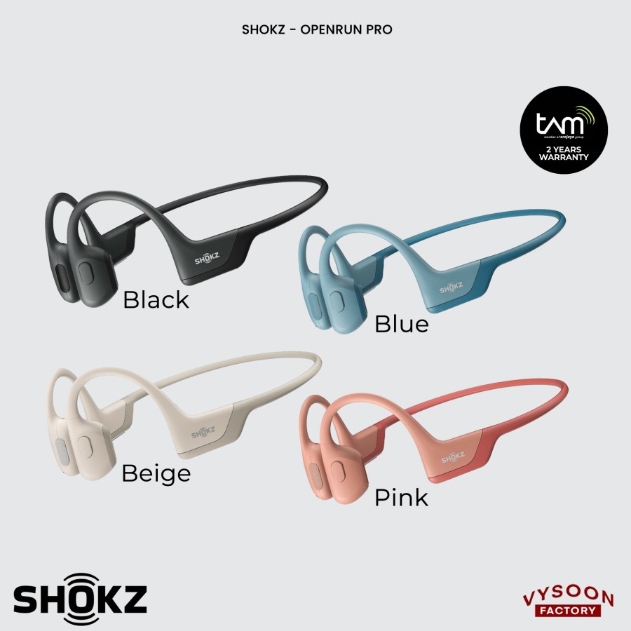 Shokz Open Run OpenRun Pro - Premium Bone Conduction Sport Headphones