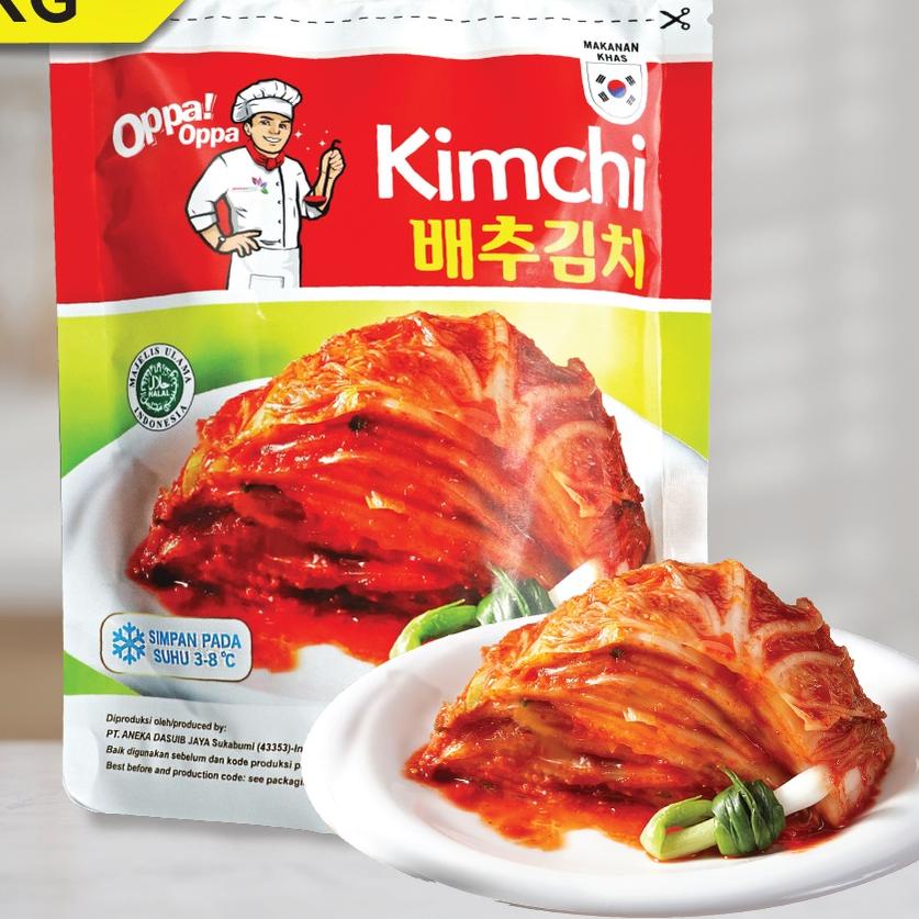 

❄ KIMCHI Sawi Fresh / Kimchi Halal / Kimchi Korea 1KG - Makanan Korea ➮
