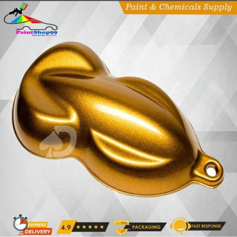 Cat Mobil warna emas Gold