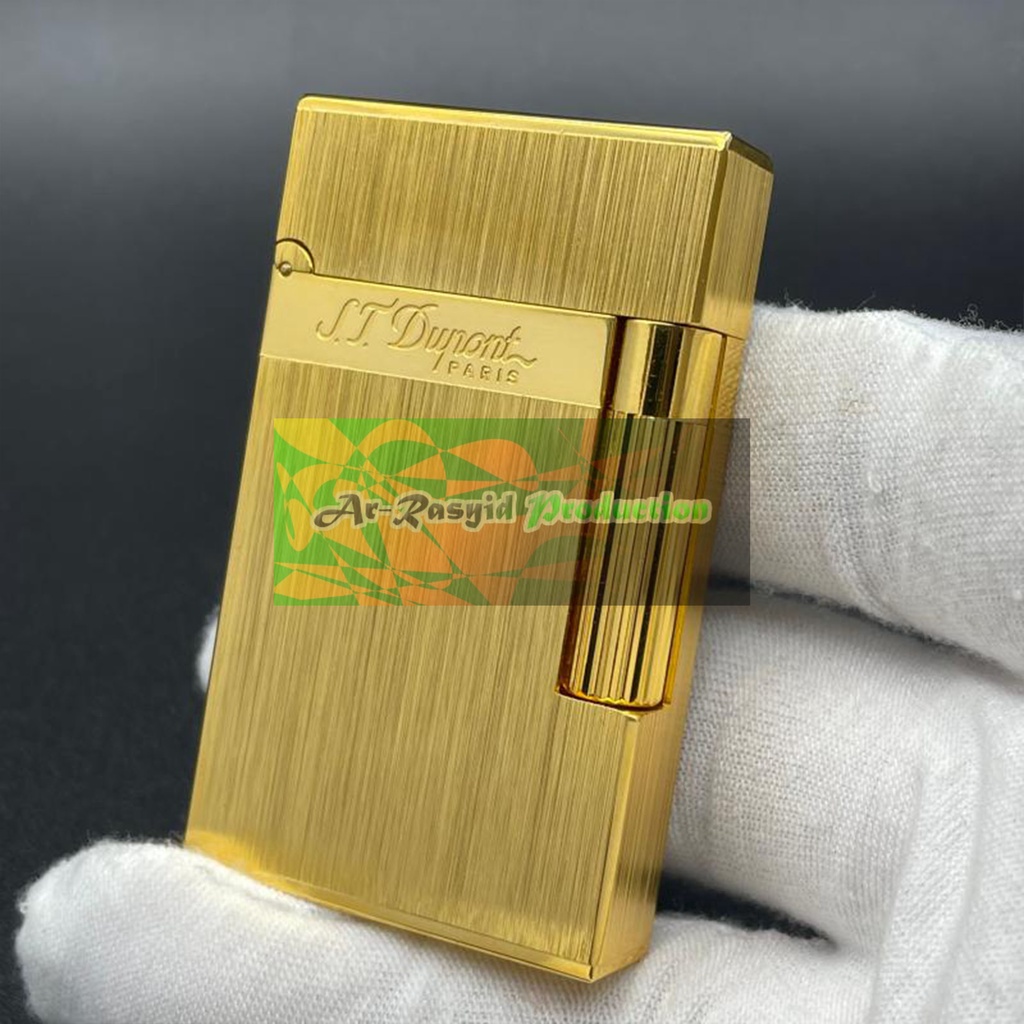 Korek Api Dupont Motif St. Dupont Paris Brushed Gold 16404