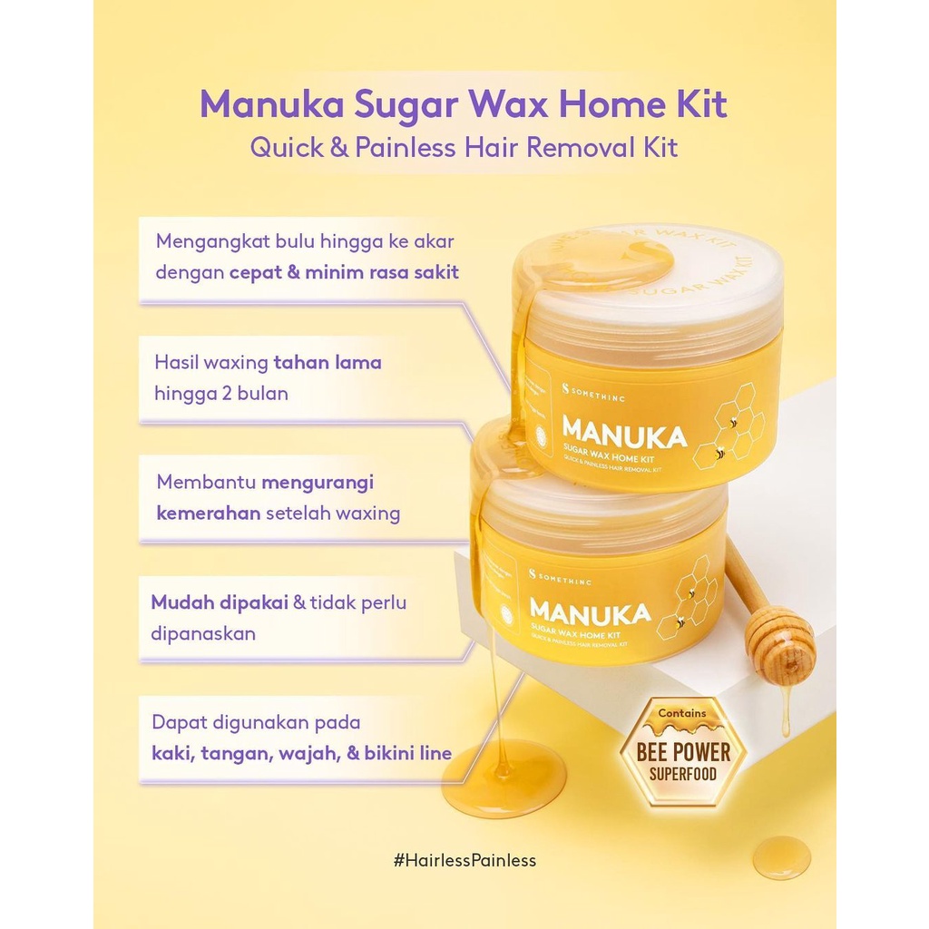 SOMETHINC Manuka Sugar Wax Home Kit