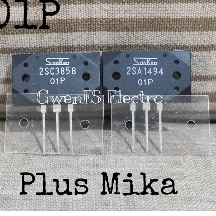 ☝ Transistor Power SANKEN 2SC3858 2SA1494 SANKEN 3858 1494 01P Original Super Japan ☎