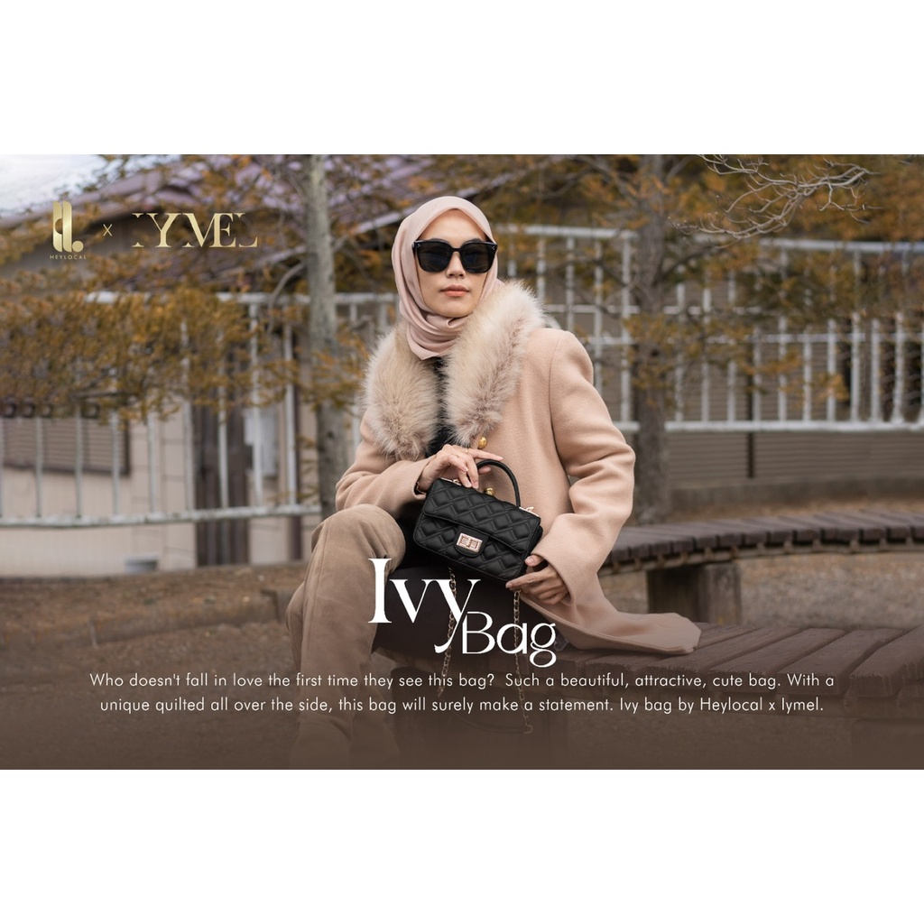 IVY BAG BLACK HEYLOCAL X IYMEL LOCAL ID LONDON BAG BY HEYLOCAL LOCAL ID