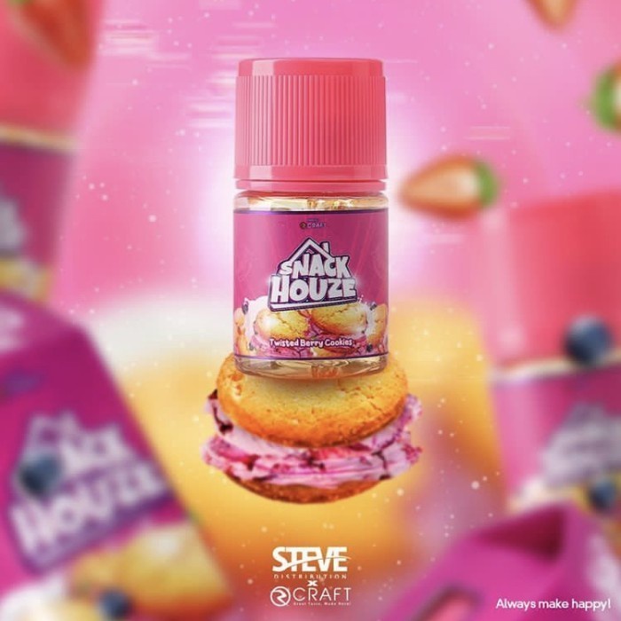 Snack Houze V2 Twisted Berry Cookies 60ML by Rcraft x Steve