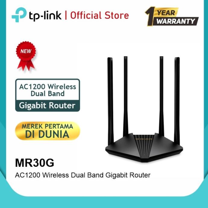 Mercusys MR30G AC1200 Wireless Dual Band Gigabit Router