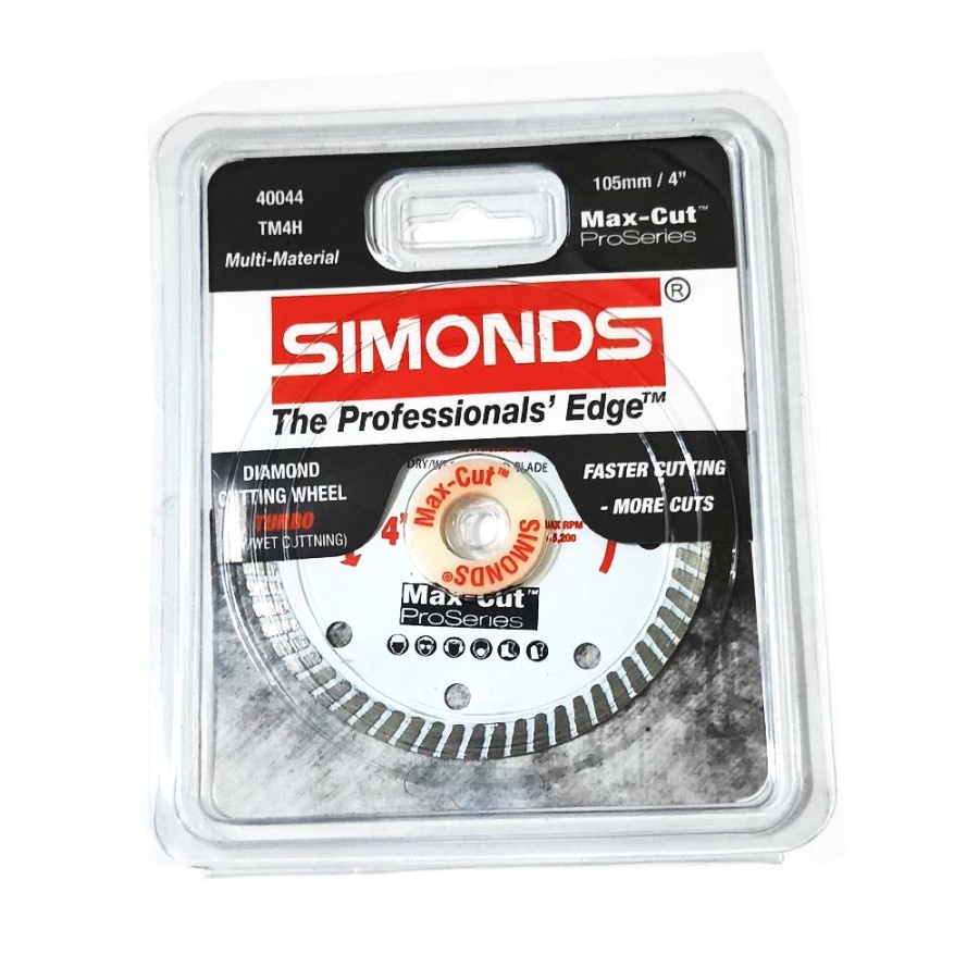 Simond Diamond Wheel TURBO THIN 4 inch - Mata Potong Keramik Granit TURBO
