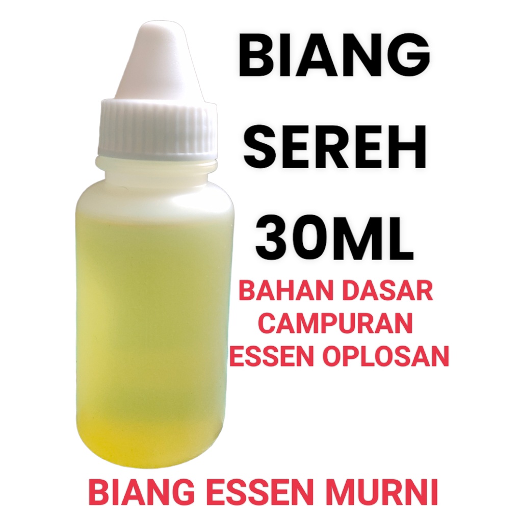 BIANG ESSEN SEREH WANGI 30ML// PENAMBAH AROMA UMPAN MANCING // BAHAN DASAR CAMPURAN ESSEN OPLOSAN// ASTIRI