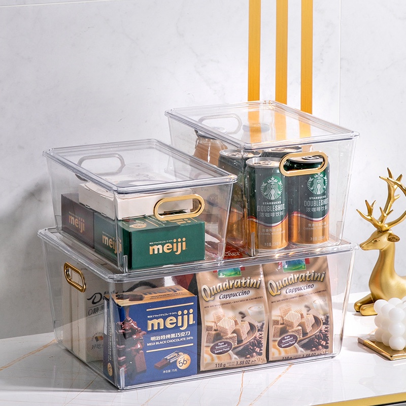 Starlight Kotak Penyimpanan Transparan Storage Organizer Serbaguna Kotak Kontainer Toples Makanan Cemilan Snack Botol Sayur Buah Kulkas HSB607