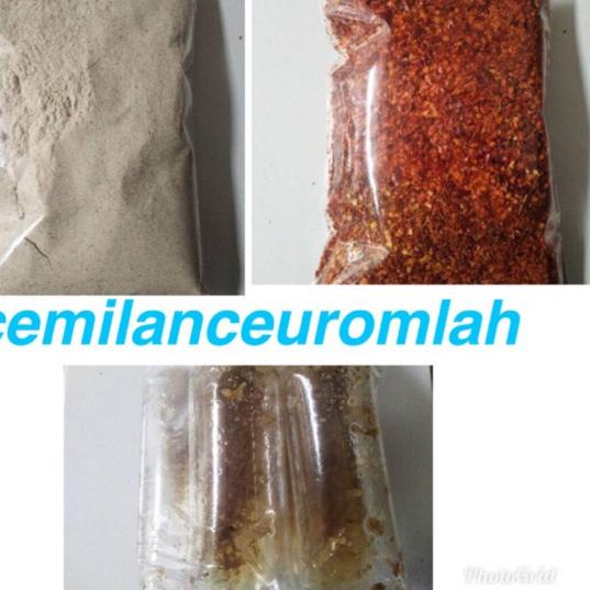 

◄ Bumbu bacil baso aci ( 3 macam) 1000gr minyak rempah asin pedas ada biji cebenya total 1kg murah ♝