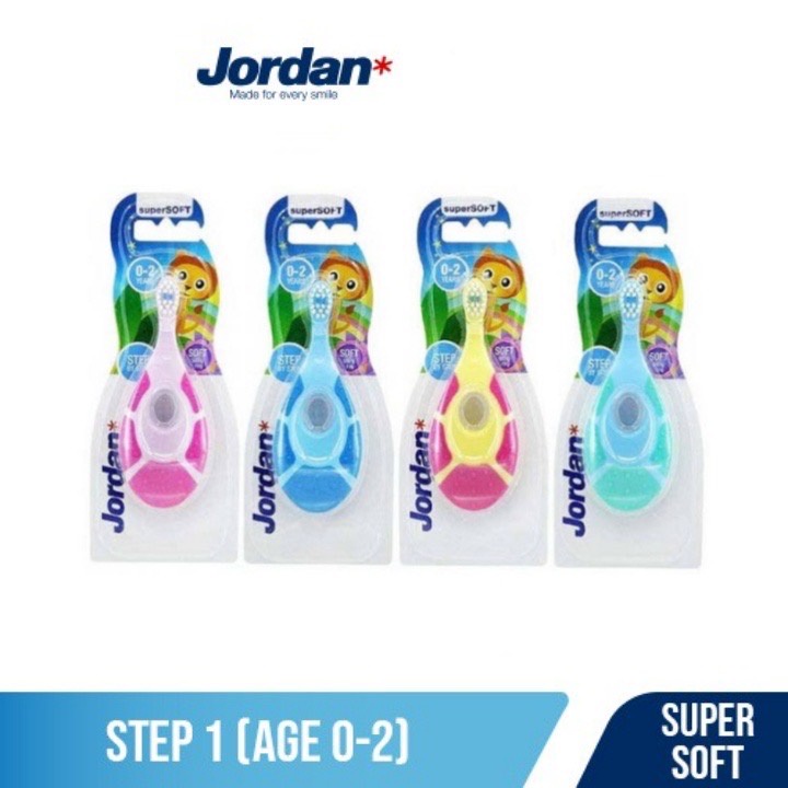 Jordan Oral Care Baby Extra Soft (Age 0-2 Tahun) | Sikat Gigi