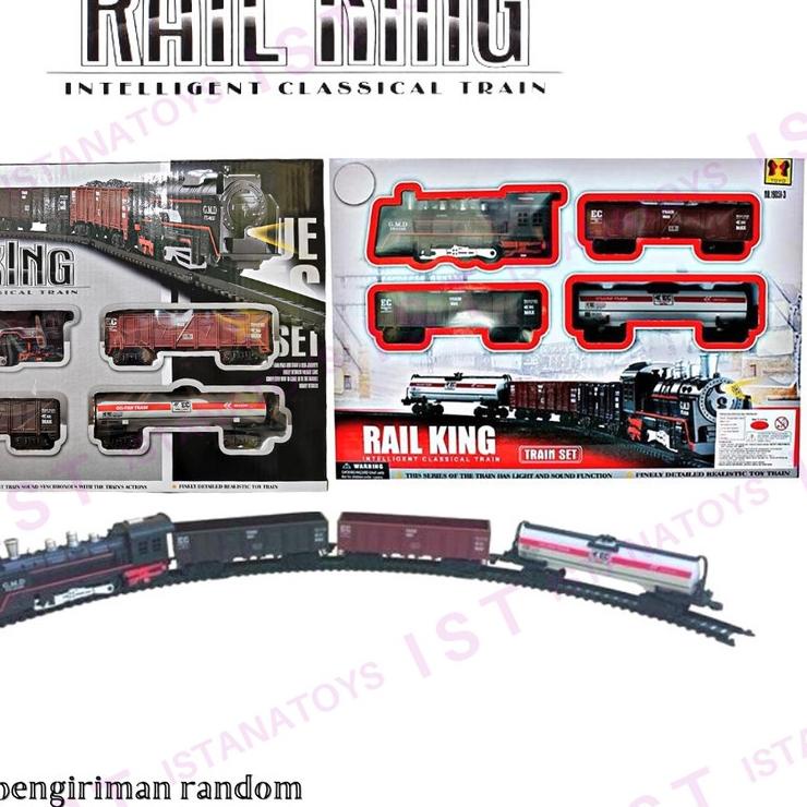 ➢ ID Mainan Kereta Api Hitam - Rail King 190334 ➵