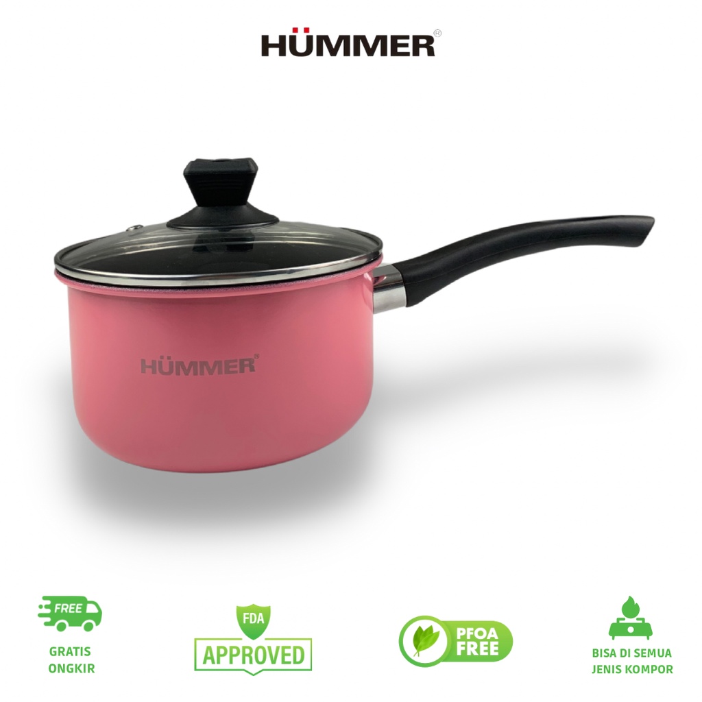 Hummer Kitchen - Milkpot panci susu Teflon 18 cm