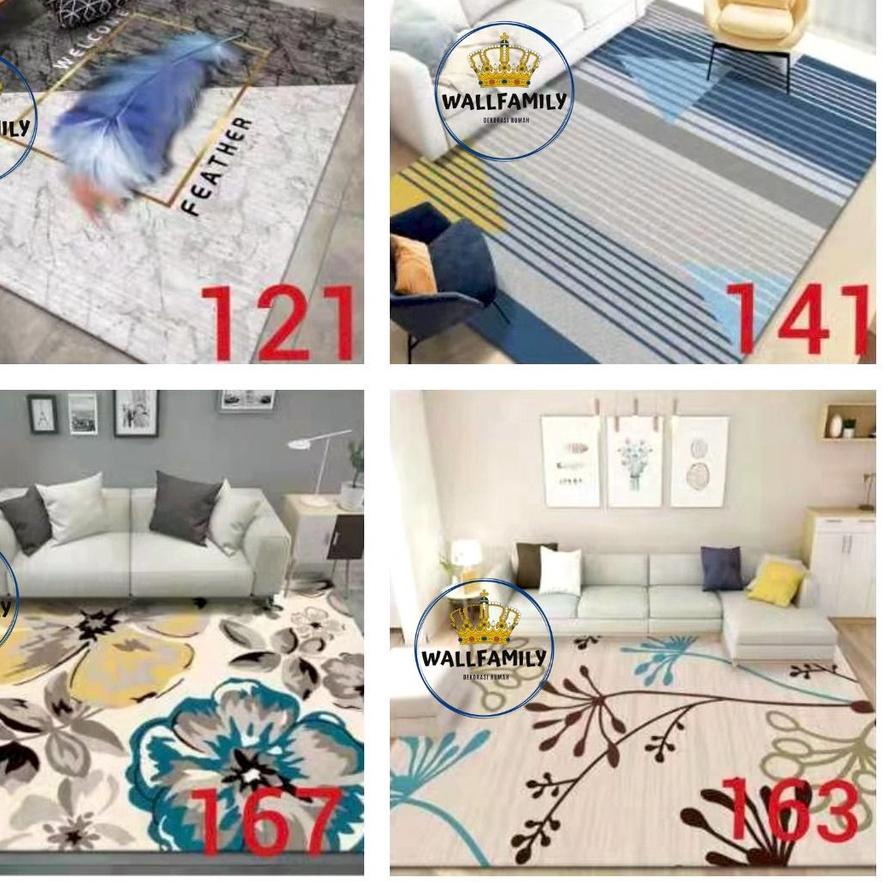 ✶ Karpet Eropa Import Polyester  CM (New Sale) ♣