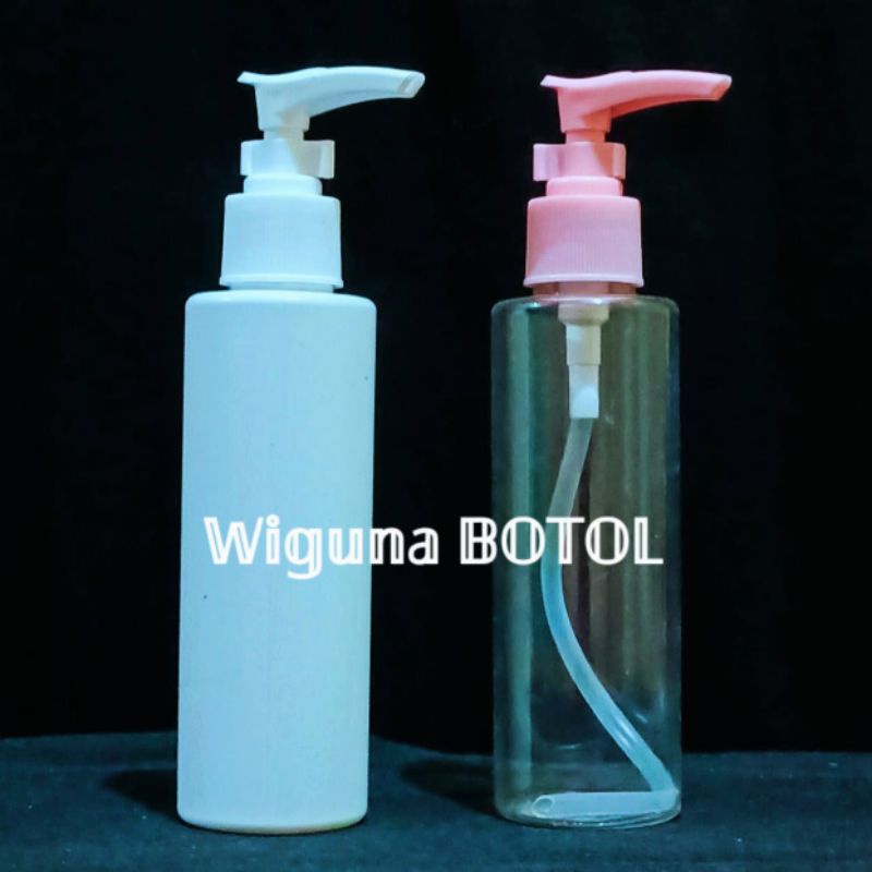 Botol Pump 150ml / Botol PET 150ml Tutup Pump Clip Lock